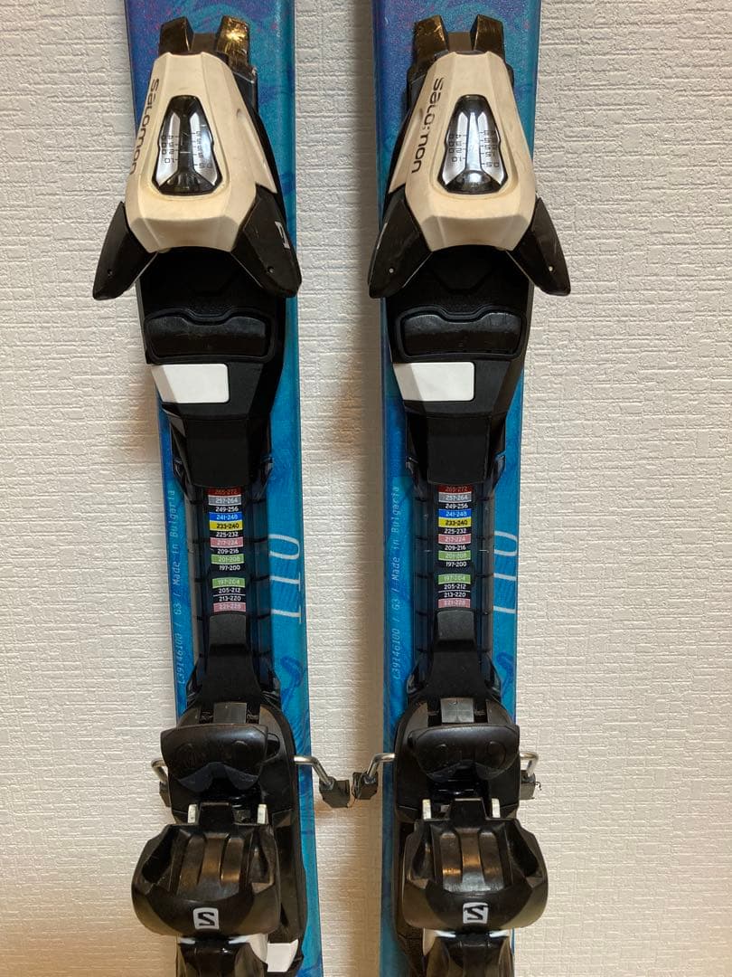 【HOTWAX・チューンナップ済み】SALOMON スキー板4点セット 110㎝