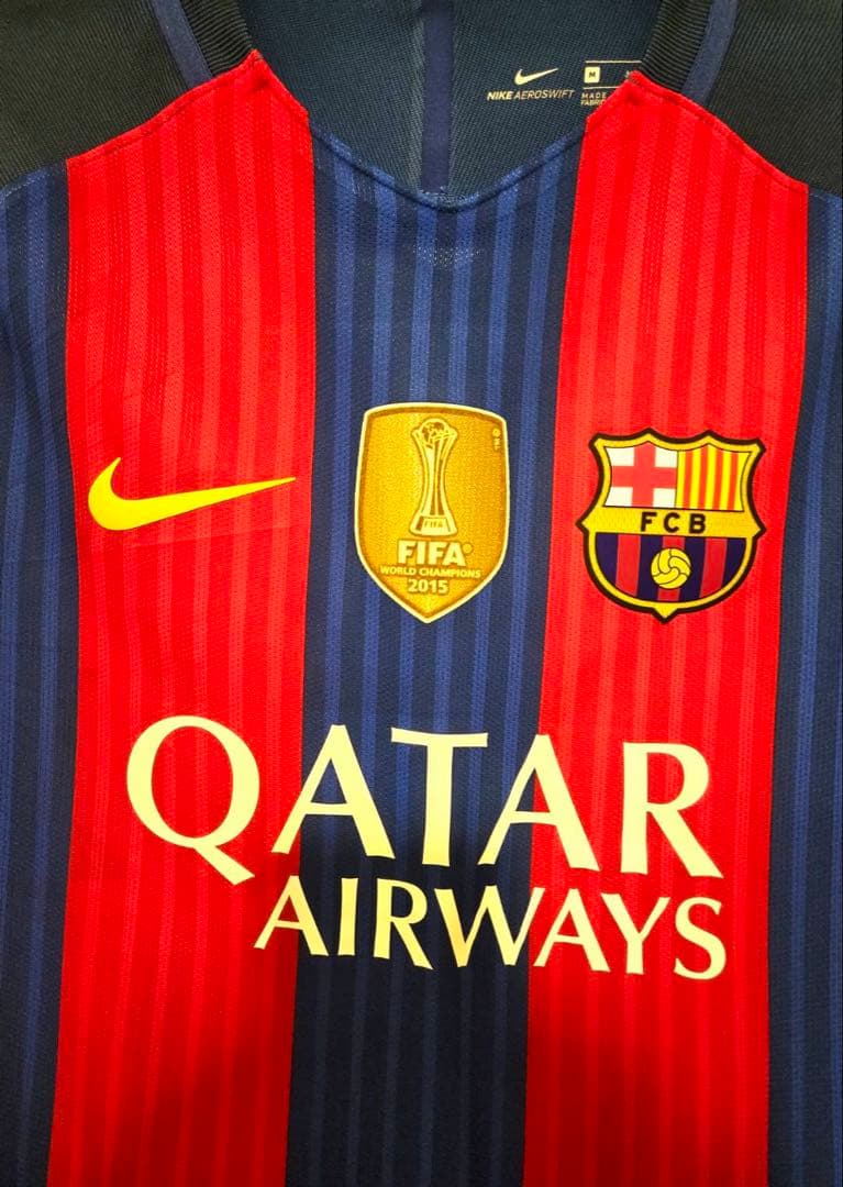 16/17 FCバルセロナ CL用 選手支給ユ二フォーム メッシ 背番号10