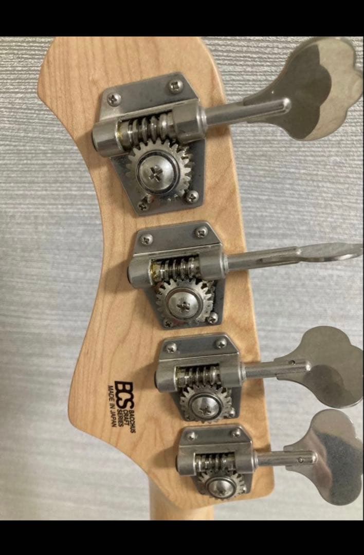 ずんだ　　希少！Bacchus エレキベース アッシュ　ホロウボディ