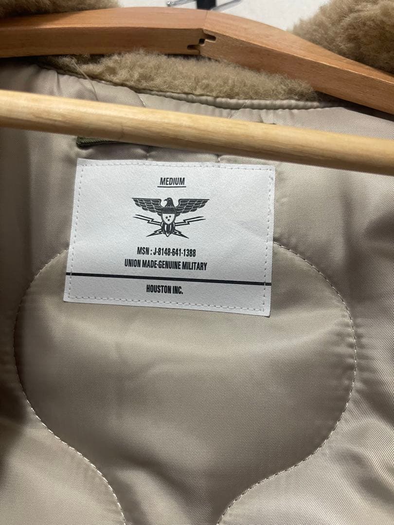 アメリカ海軍　N-1デッキジャケットHOUSTON ヘビーナイロン ヒューストン