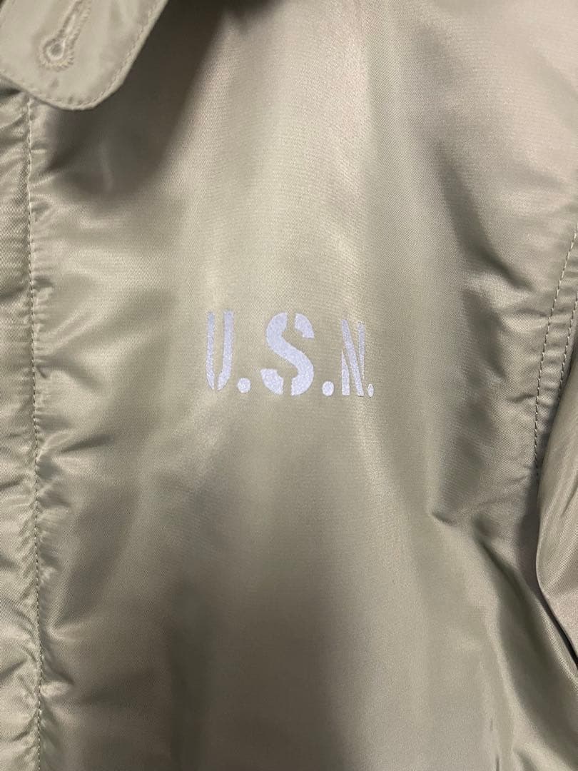 アメリカ海軍　N-1デッキジャケットHOUSTON ヘビーナイロン ヒューストン