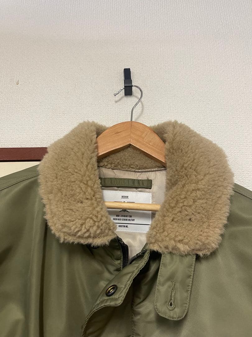 アメリカ海軍　N-1デッキジャケットHOUSTON ヘビーナイロン ヒューストン