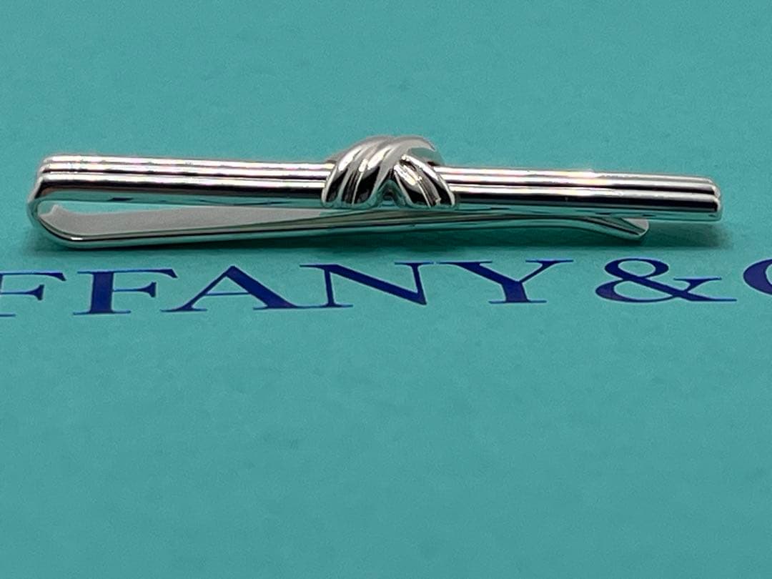 c496 美品　ティファニー　1992 シグネチャー　ネクタイピン　925