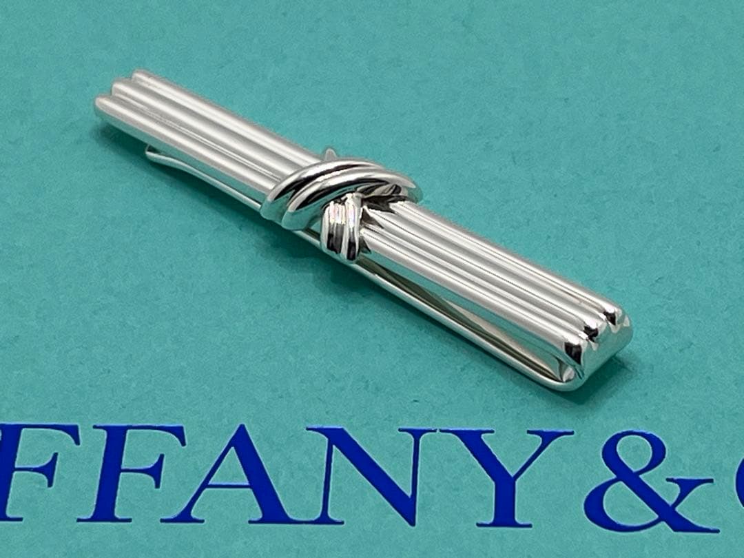 c496 美品　ティファニー　1992 シグネチャー　ネクタイピン　925