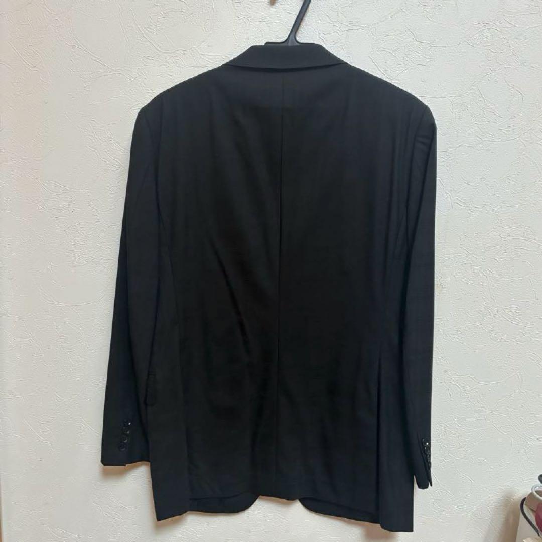 【極美品】BURBERRY（バーバリー）黒　ブラック　チェックスーツセットアップ