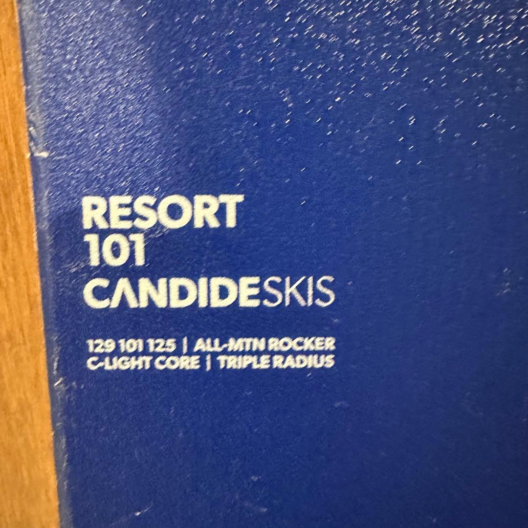 CANDIDE SKIS／RESORT 101／184cm／TYROLIA 14