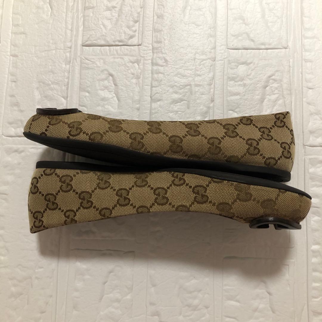 専用です♪ 新品★グッチGGキャンバス　フラットシューズ　35.5cm 箱付き