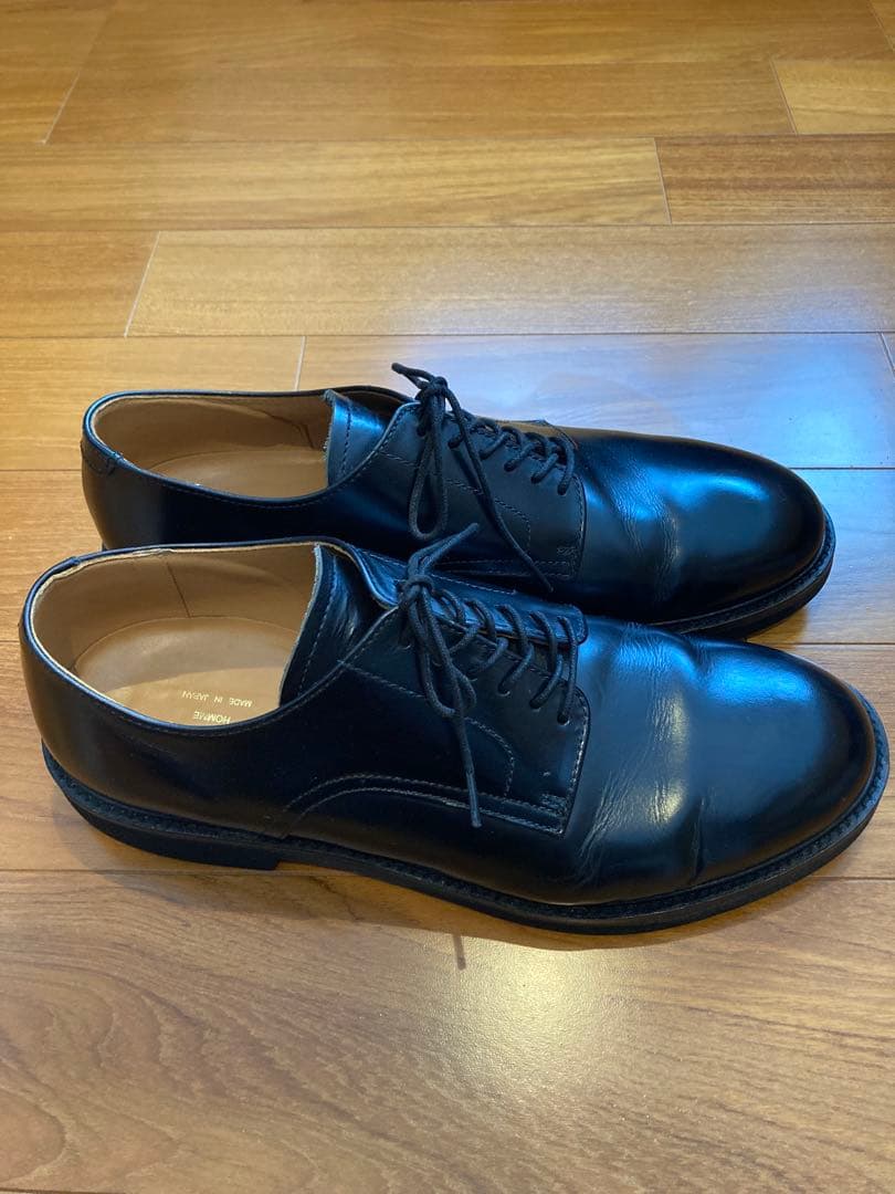 コムデギャルソン オム×NPS 革靴　美品　27cm 28cm 黒