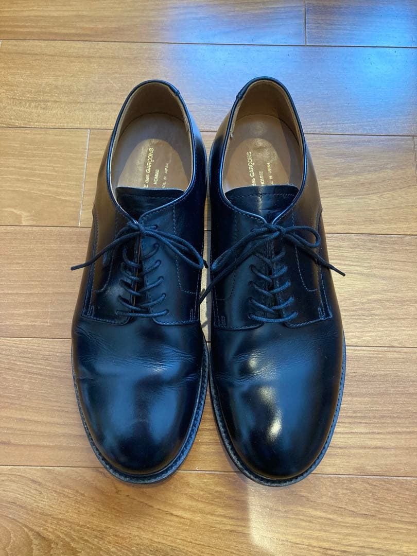 コムデギャルソン オム×NPS 革靴　美品　27cm 28cm 黒