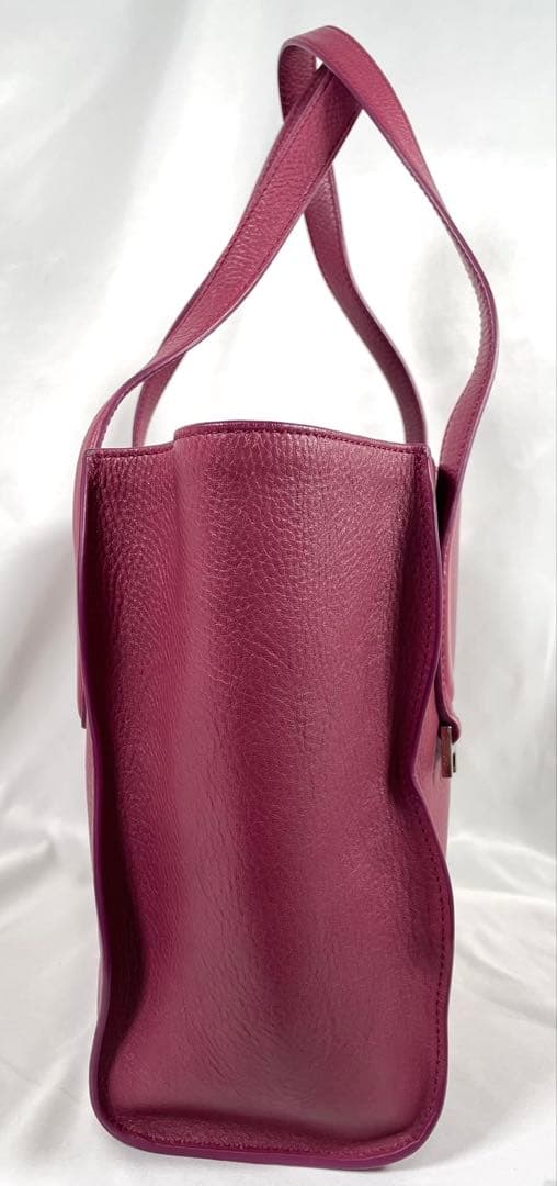 美品 HIROFU ヒロフ トートバッグ ヌーボラ レザー Hロゴ 肩掛け