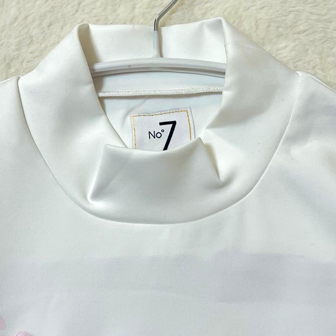 新品 サマンサタバサ ゴルフスポーティーバイカラー 長袖モックネック 40 L