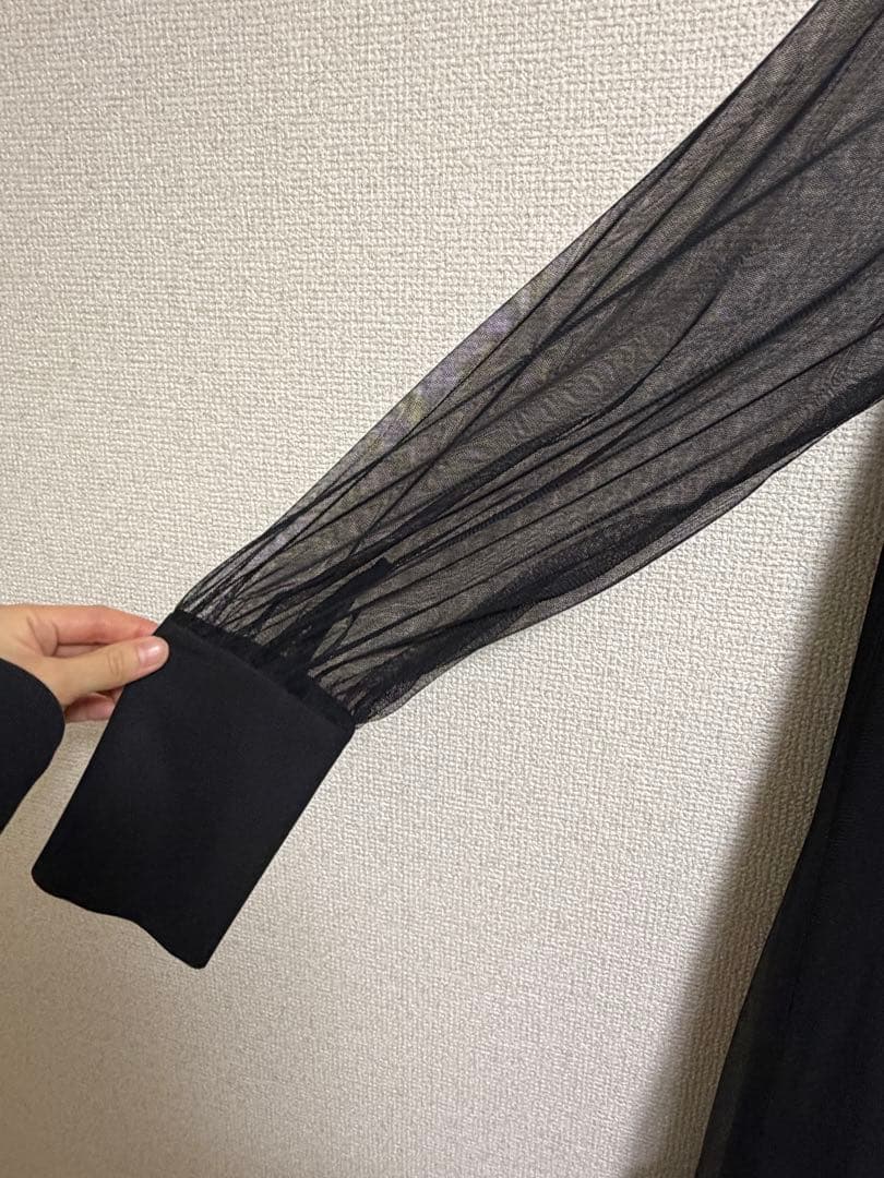 capricieux le'mage オケージョン　チュールハイネックワンピース