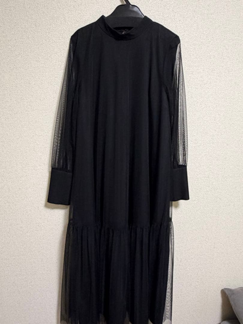 capricieux le'mage オケージョン　チュールハイネックワンピース