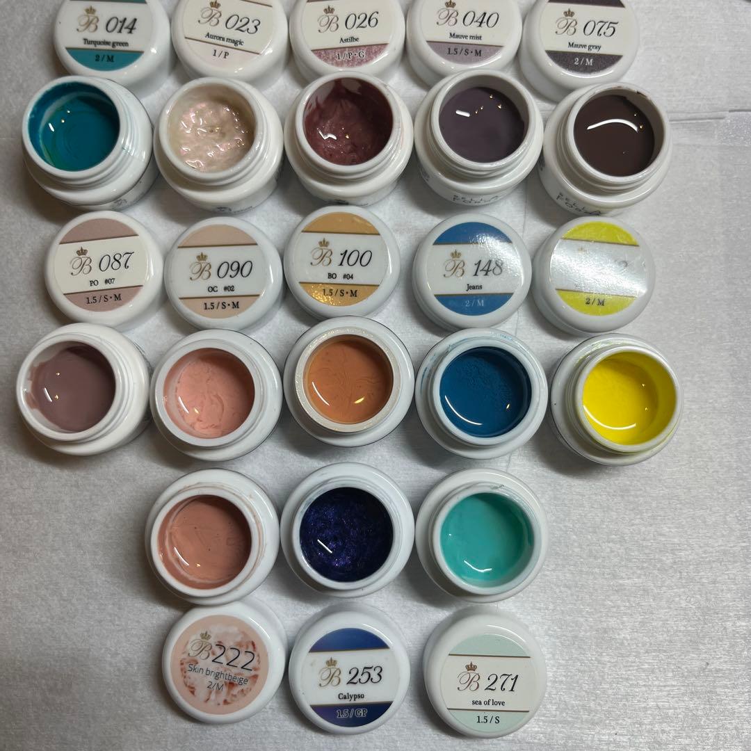 ベトロ　ベラフォーマ　No.19 カラージェル33色セット　ワタガシ　ブラシ