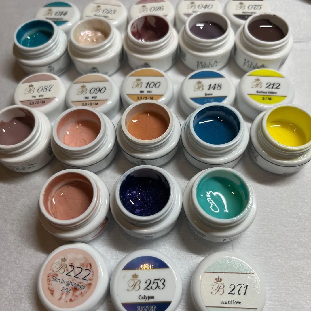 ベトロ　ベラフォーマ　No.19 カラージェル33色セット　ワタガシ　ブラシ