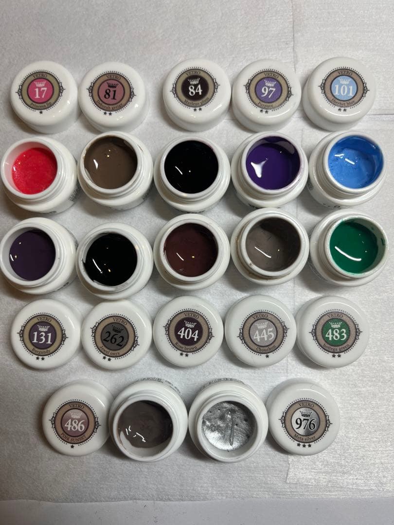 ベトロ　ベラフォーマ　No.19 カラージェル33色セット　ワタガシ　ブラシ