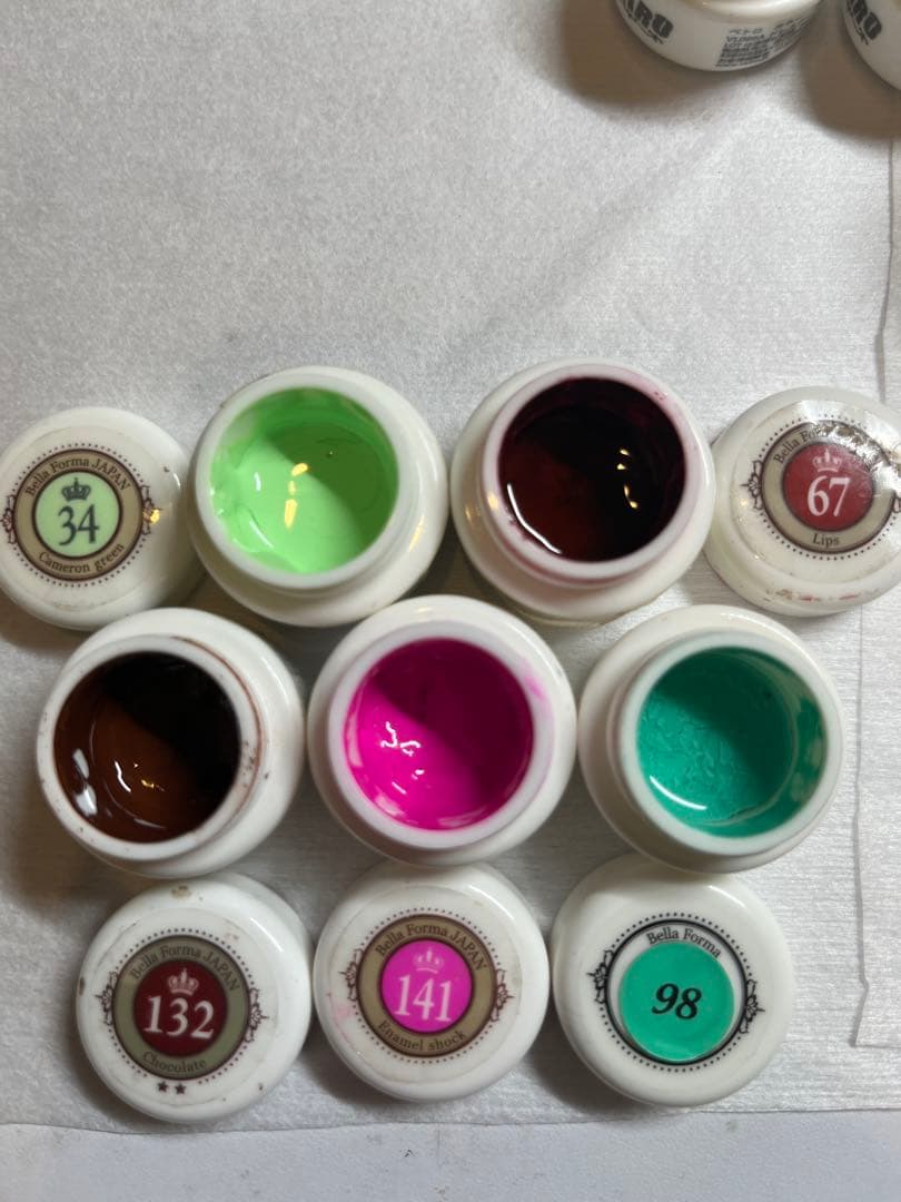 ベトロ　ベラフォーマ　No.19 カラージェル33色セット　ワタガシ　ブラシ