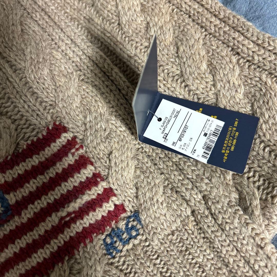 新品　ポロラルフローレン 星条旗マフラー