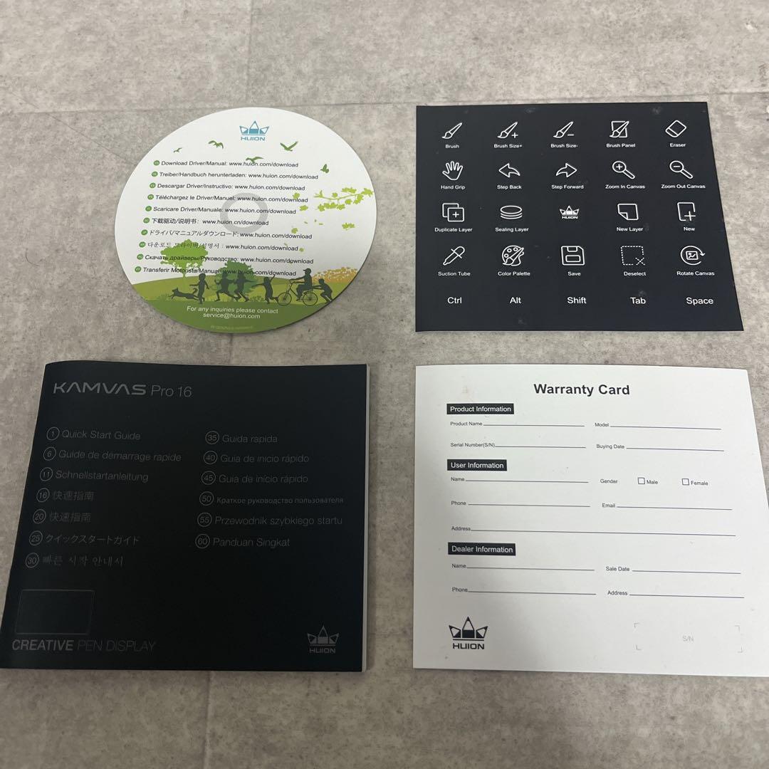 HUION Kamvas Pro 16 (GT-156) 液晶ペンタブレット