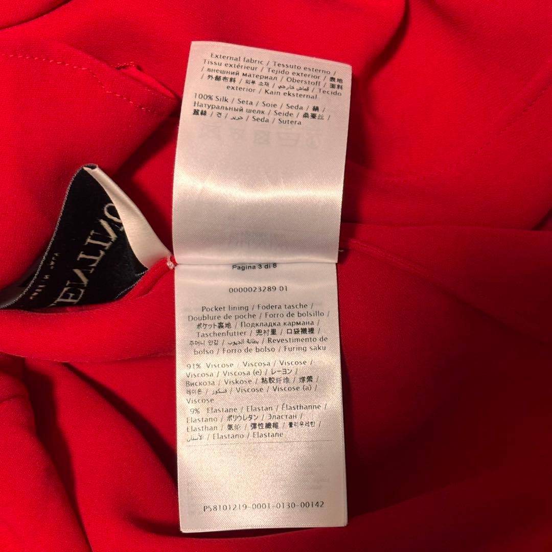 VALENTINO レッド ドレス ワンピース