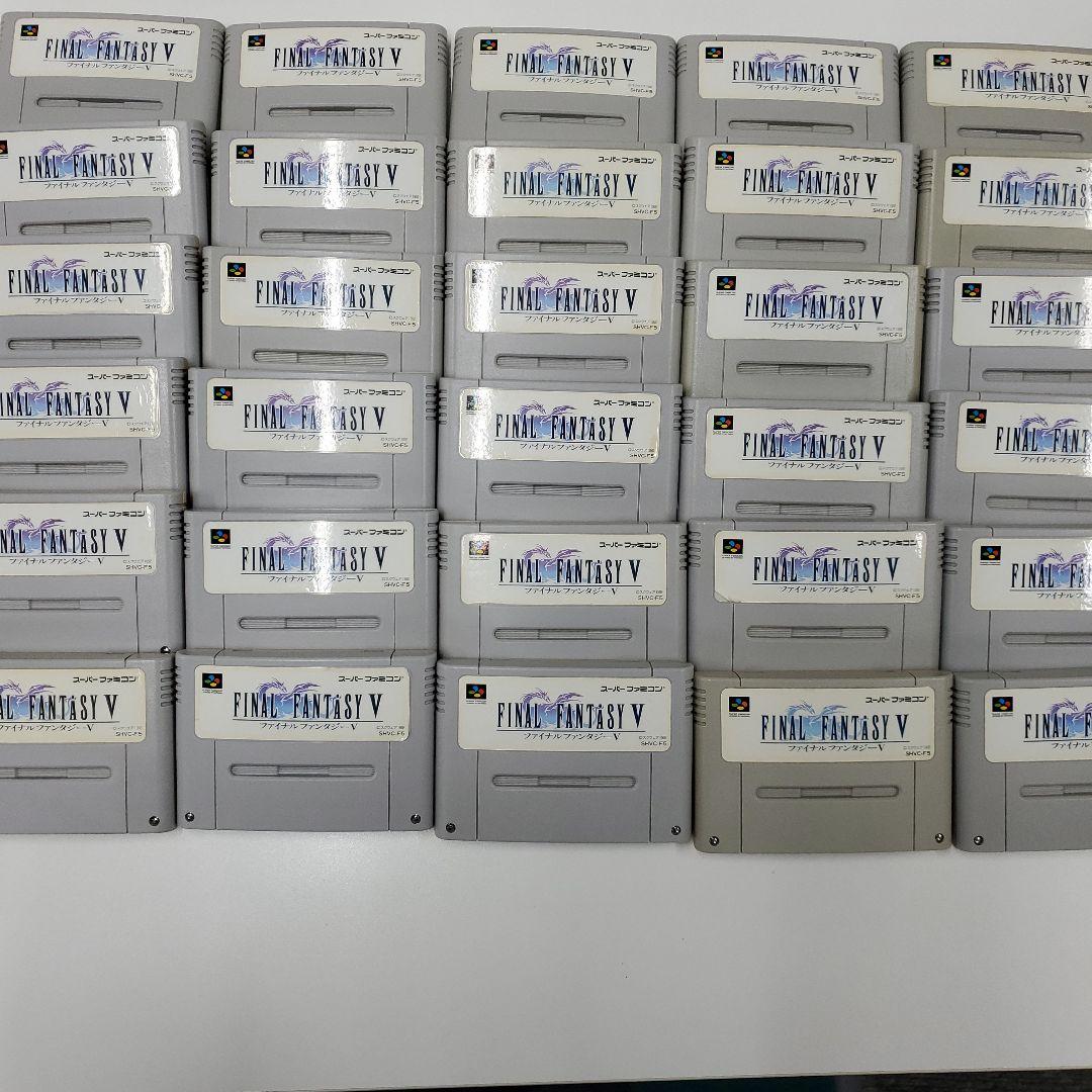 No.2342　SFC　ファイナルファンタジーⅤ　同ソフト60本まとめ売り