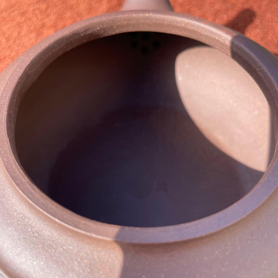 中国 砂壺 朱泥 如意 手作り 煎茶道具