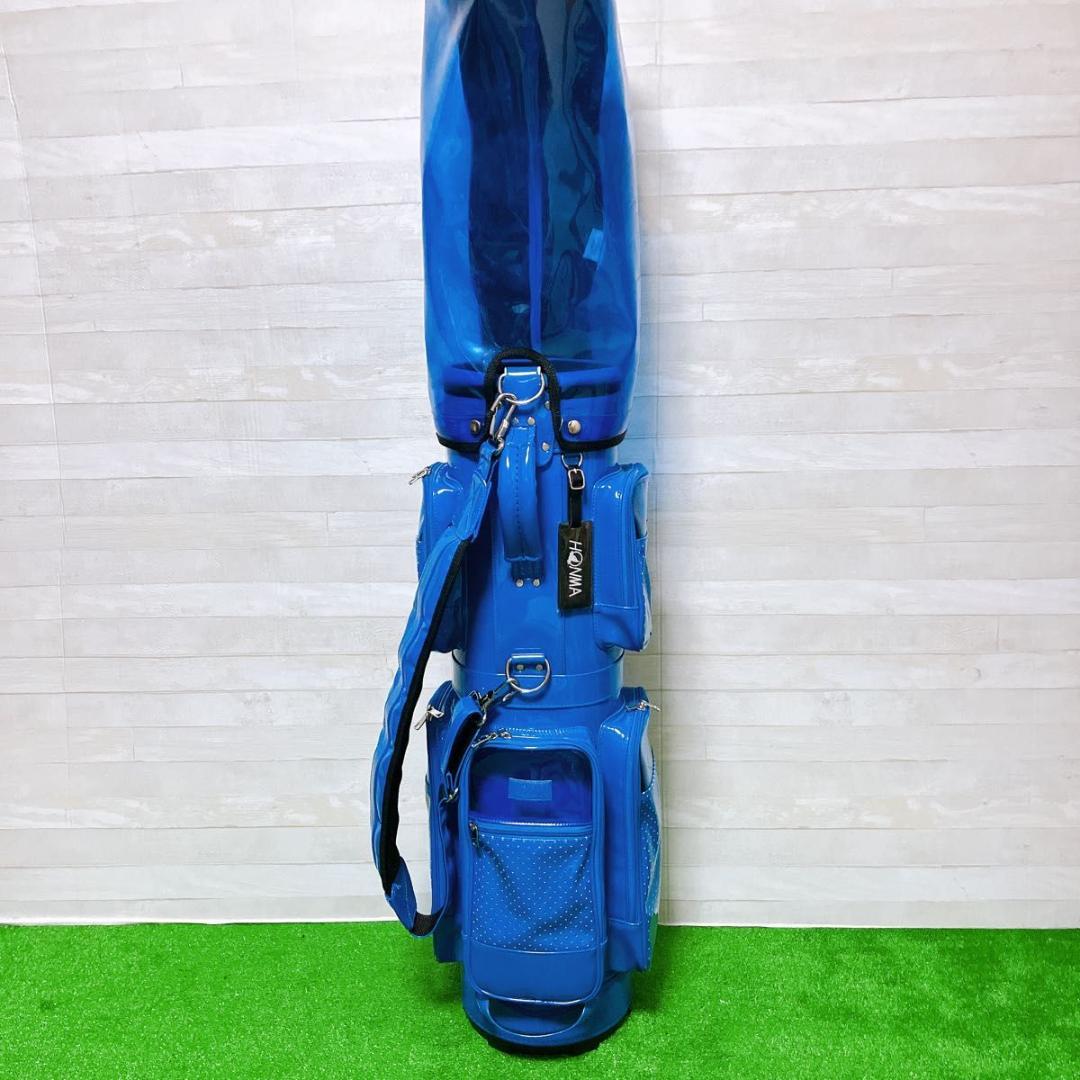 HONMA ホンマゴルフ キャディバッグ ブルー 8型 5分割 軽量 本間ゴルフ