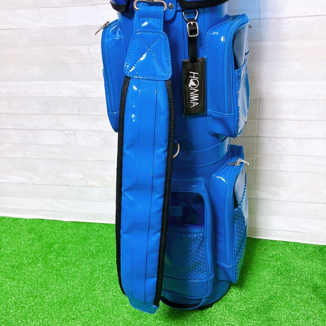 HONMA ホンマゴルフ キャディバッグ ブルー 8型 5分割 軽量 本間ゴルフ