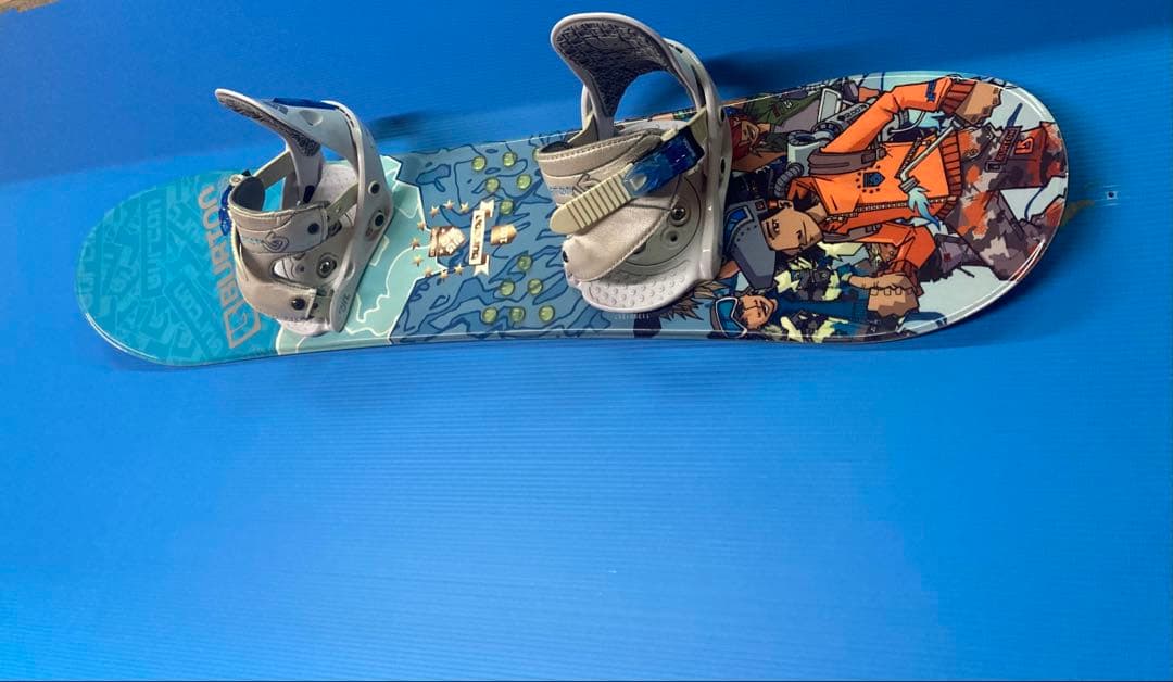 スノーボードセット100 Burton スノーボード　キッズ　ビンディング付