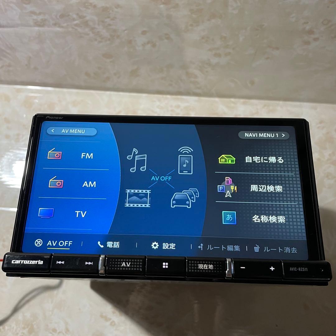 【美品】carrozzeria 7インチワイドカーナビ AVIC-RZ511
