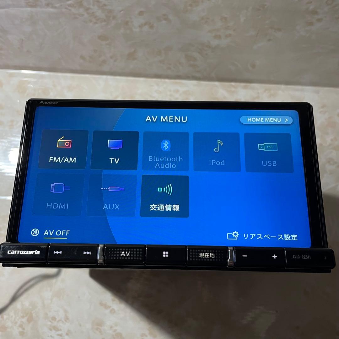 【美品】carrozzeria 7インチワイドカーナビ AVIC-RZ511