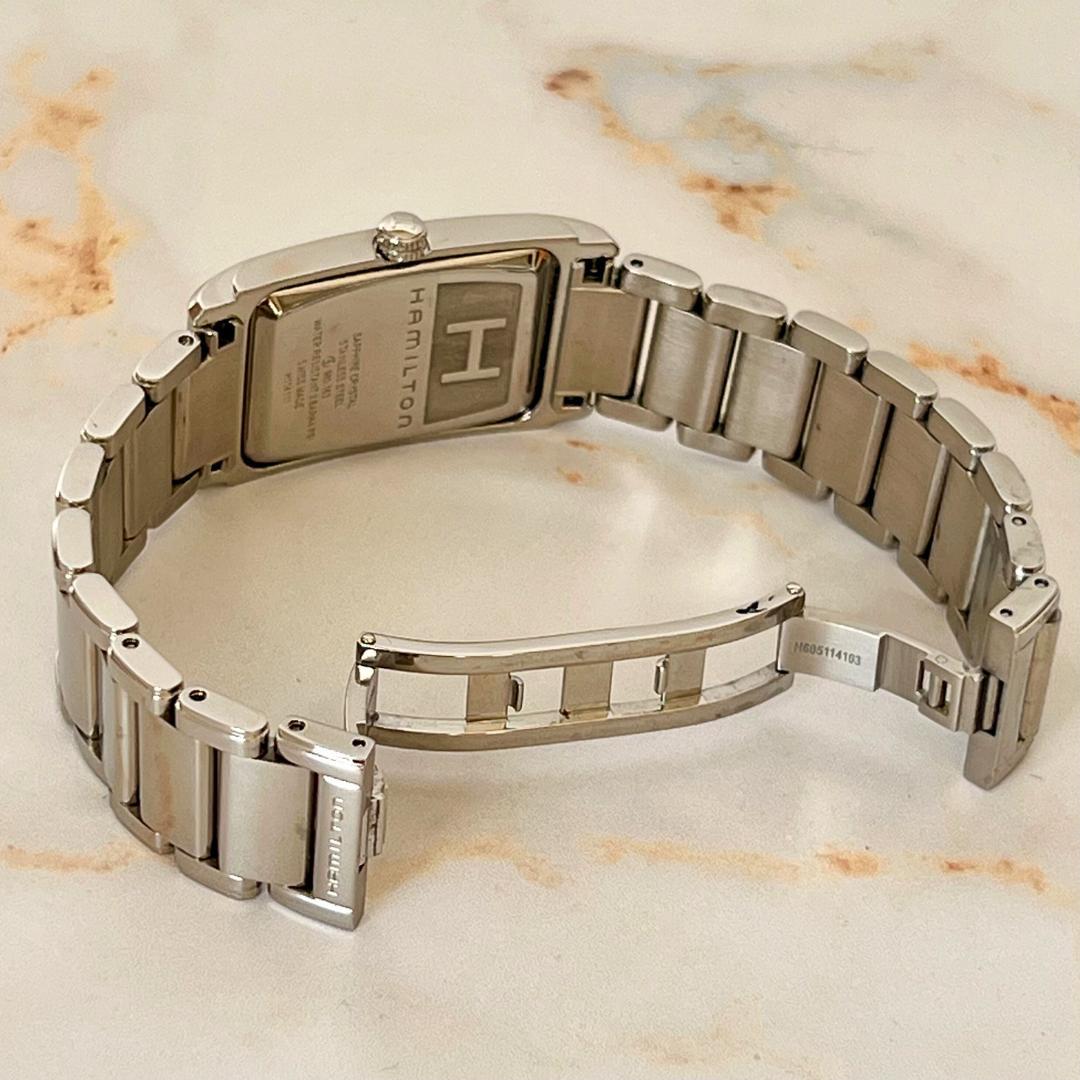 hoo.【稼働品】HAMILTON アードモア 4Pダイヤ シェル文字盤