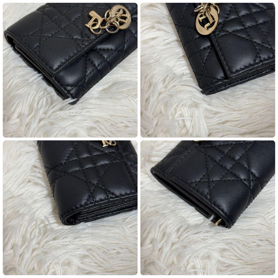 【美品】マイディオール Glycine コンパクトウォレット 二つ折り財布