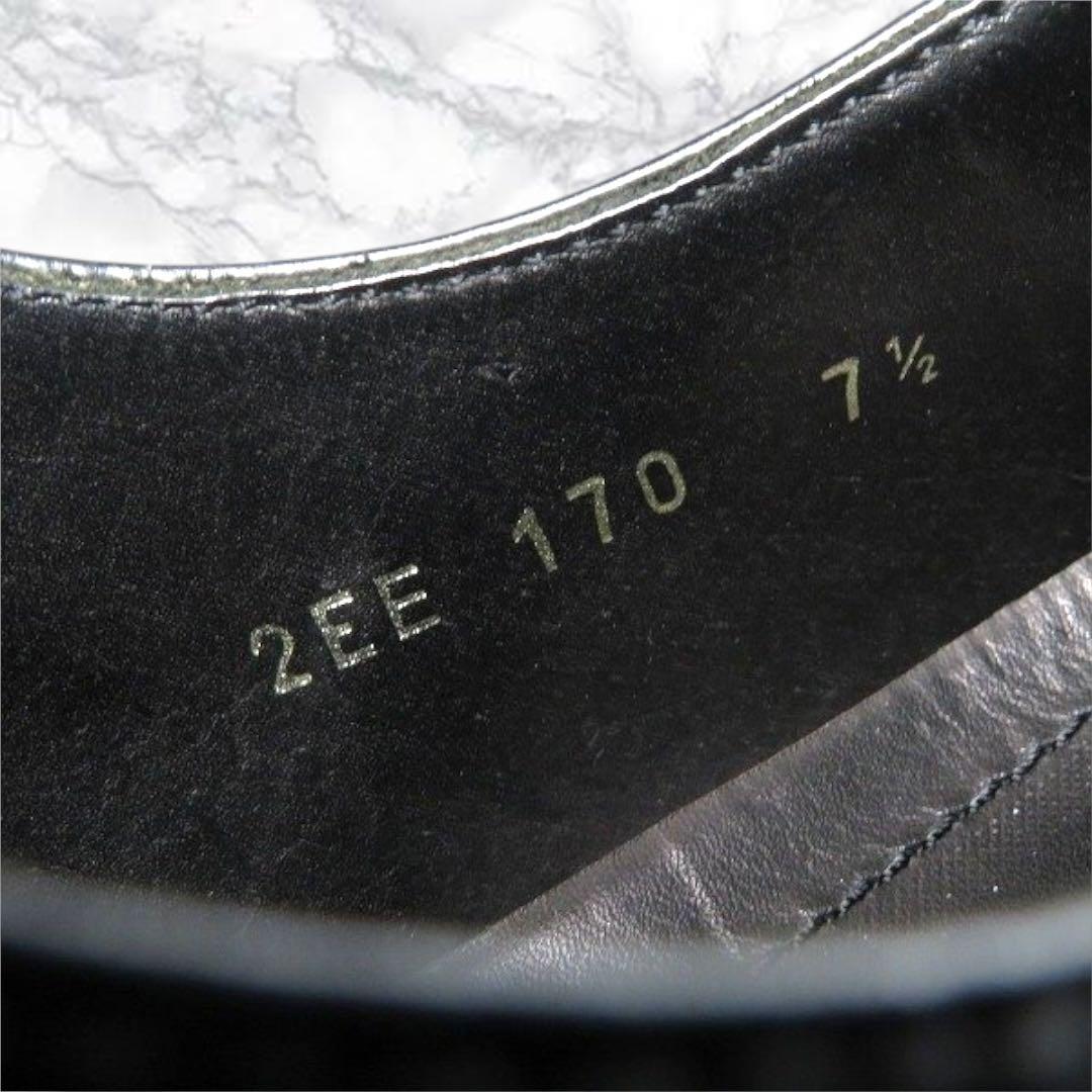 美品 プラダ ビジネスシューズ 2EE エアソール レザー 黒 26.5