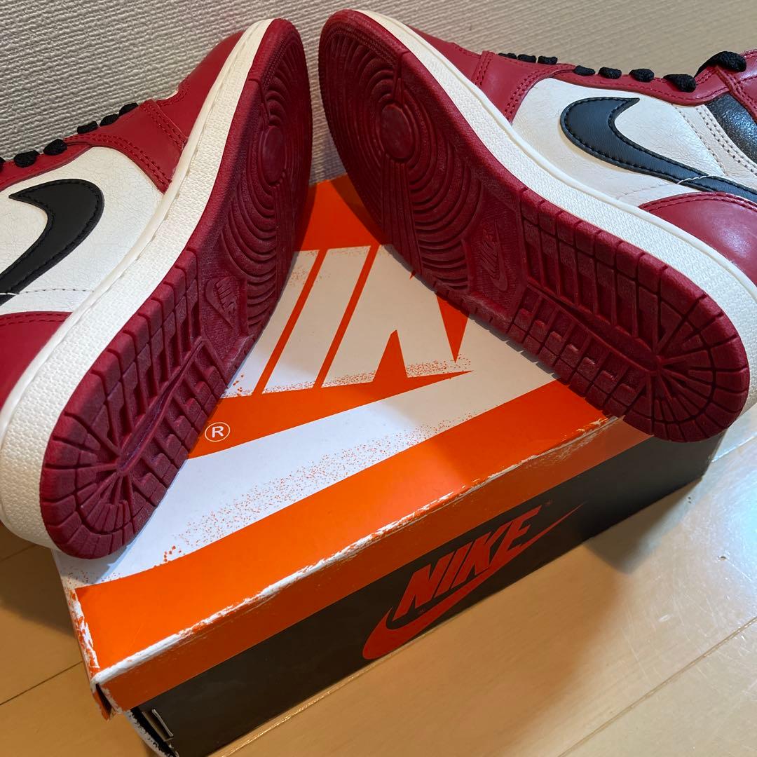 新品　エアジョーダン1 aj1 85 シカゴ　ブレッド　ロイヤル　つま黒