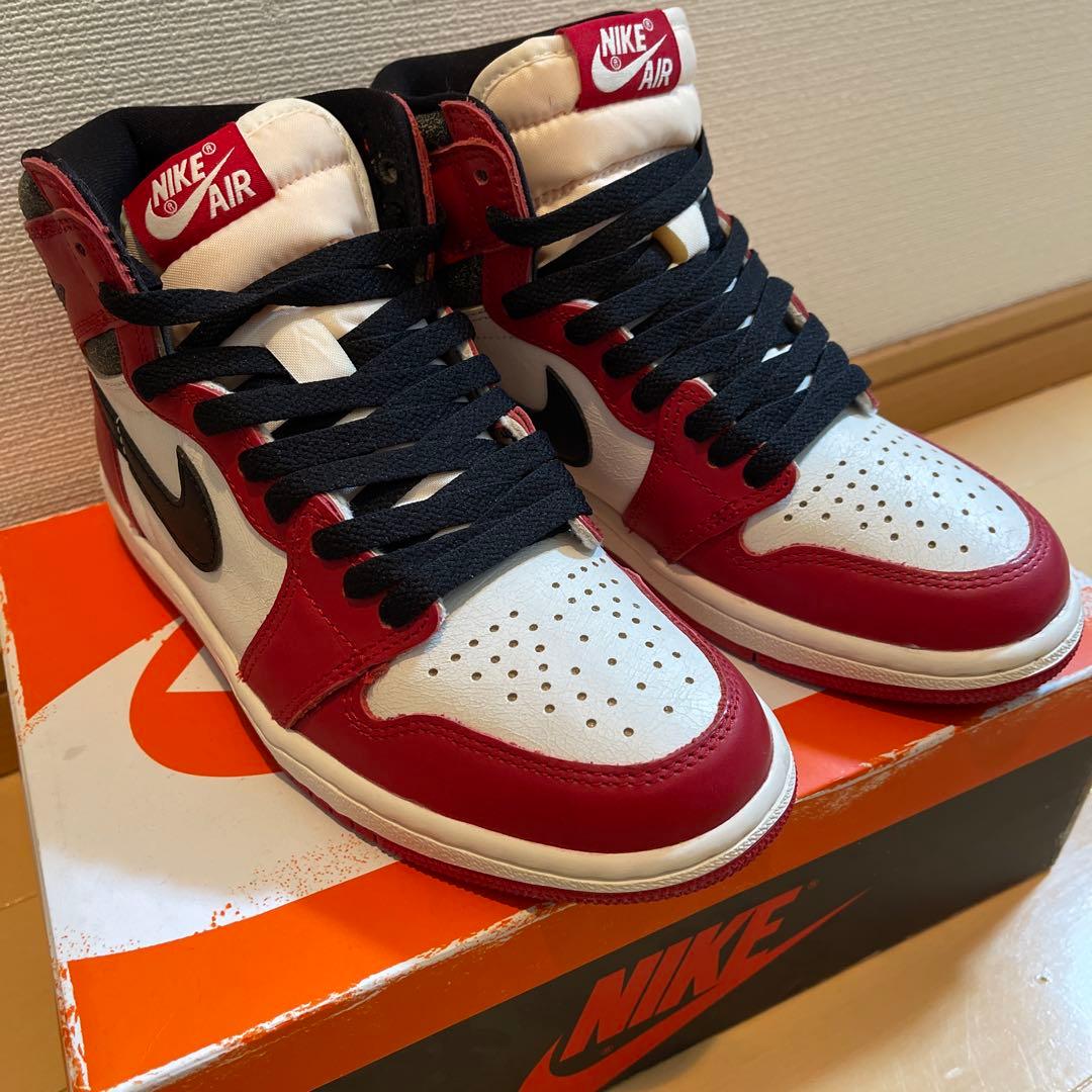 新品　エアジョーダン1 aj1 85 シカゴ　ブレッド　ロイヤル　つま黒