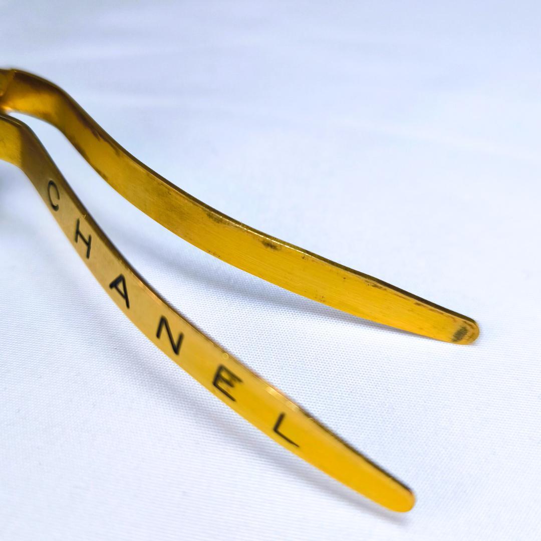 【美品】CHANEL　ヘアピン　ヴィンテージ　ゴールド