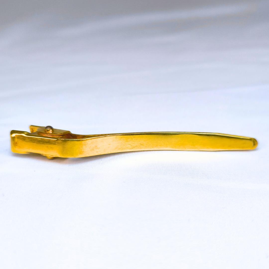 【美品】CHANEL　ヘアピン　ヴィンテージ　ゴールド