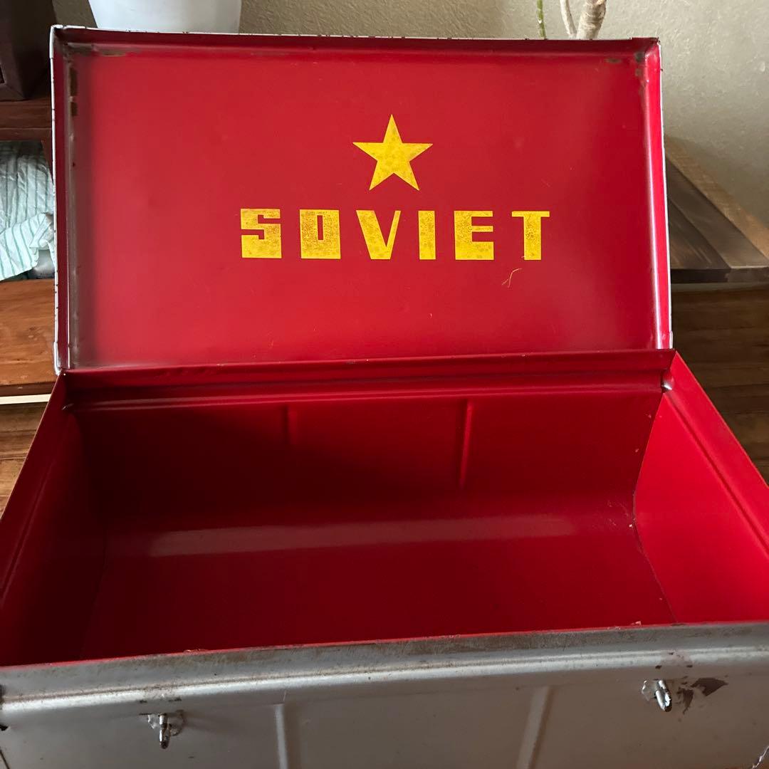 週末限定‼️SOVIET ミリタリーボックス コンテナ
