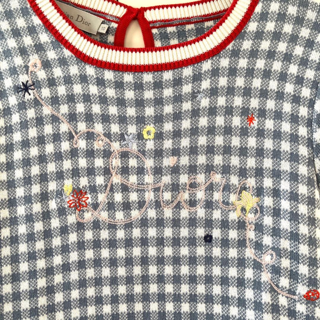 Uです　Christian Dior ニットワンピース 130 カシミヤ混