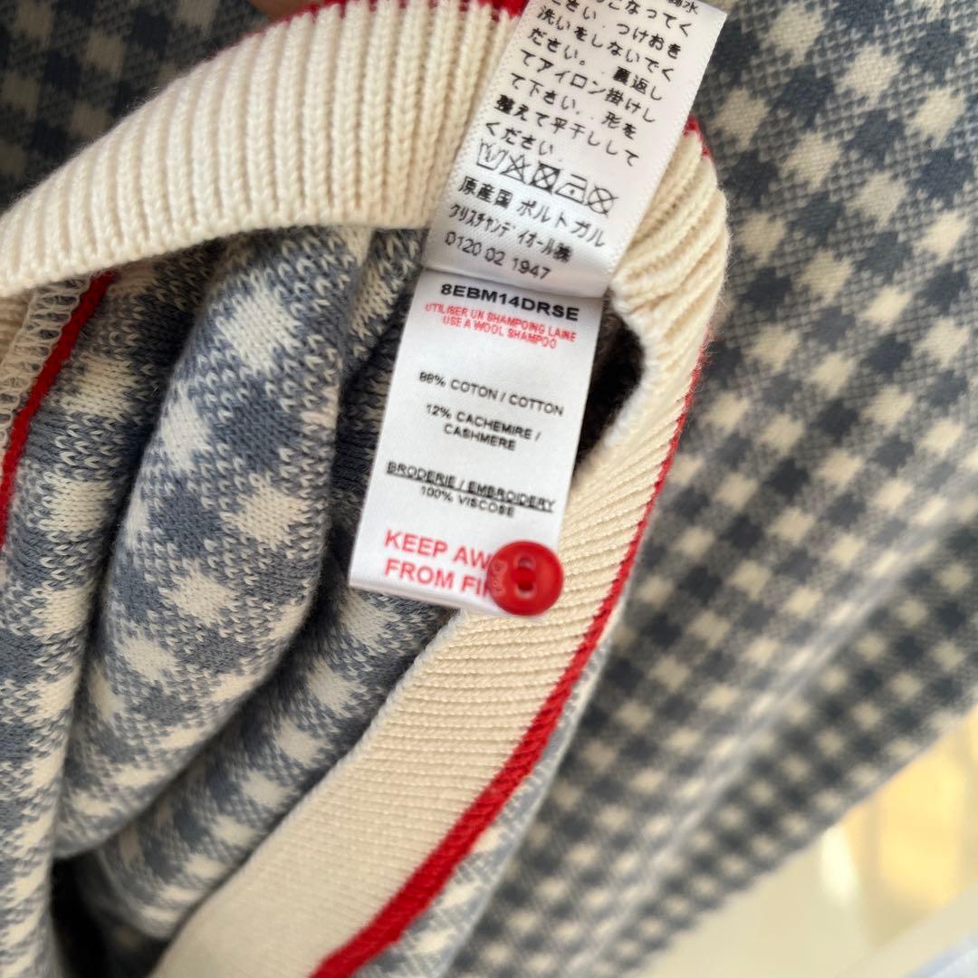 Uです　Christian Dior ニットワンピース 130 カシミヤ混