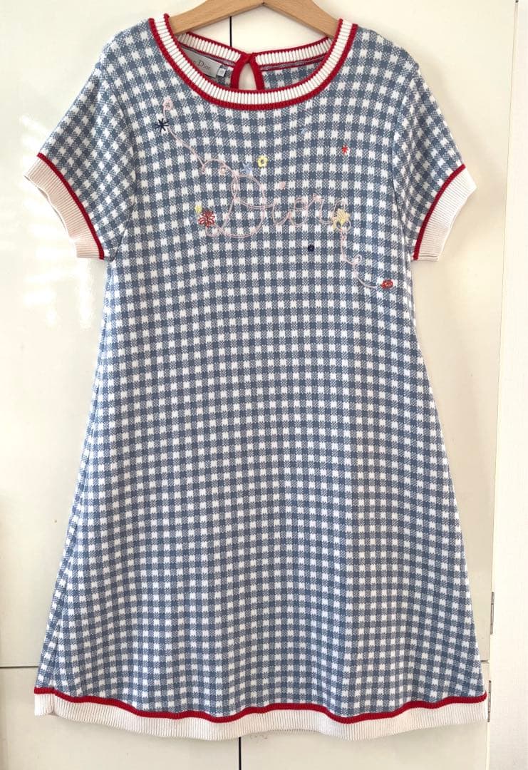 Uです　Christian Dior ニットワンピース 130 カシミヤ混