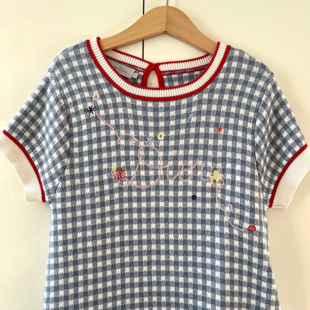 Uです　Christian Dior ニットワンピース 130 カシミヤ混