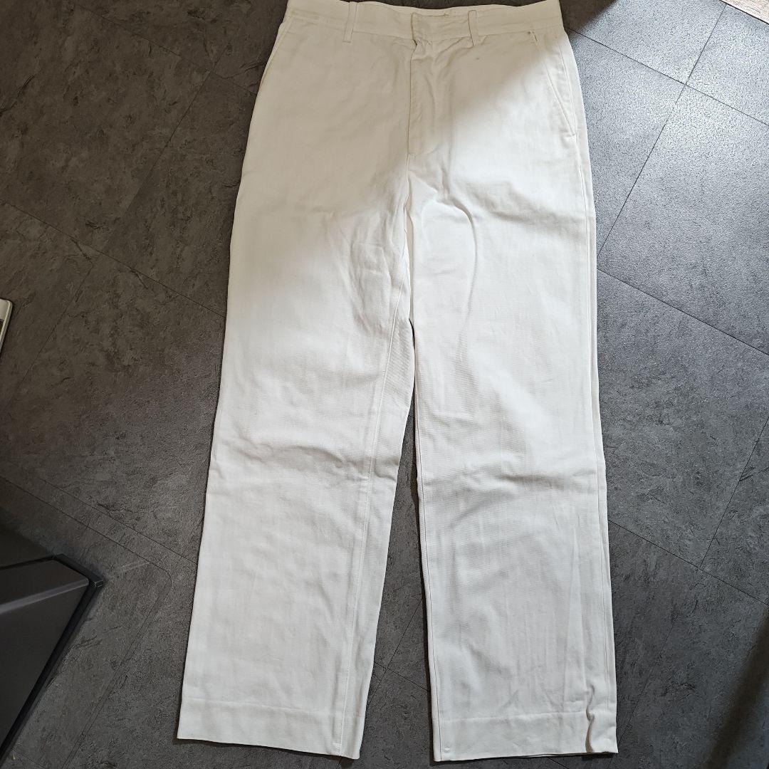AURALEE ホワイト チノパン サイズ4 A22SP02OC