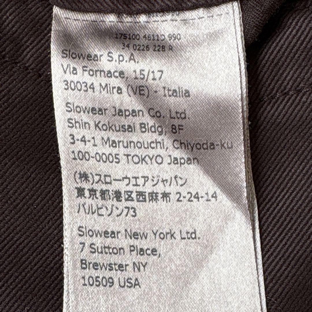 ☆名作☆INCOTEX SLACKS 100型　テーパード コットン ドレスチノ