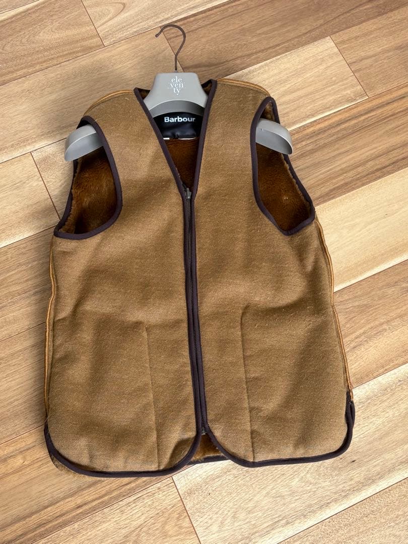 Barbour バブアー フロントジップ ファーライナー ベスト 36