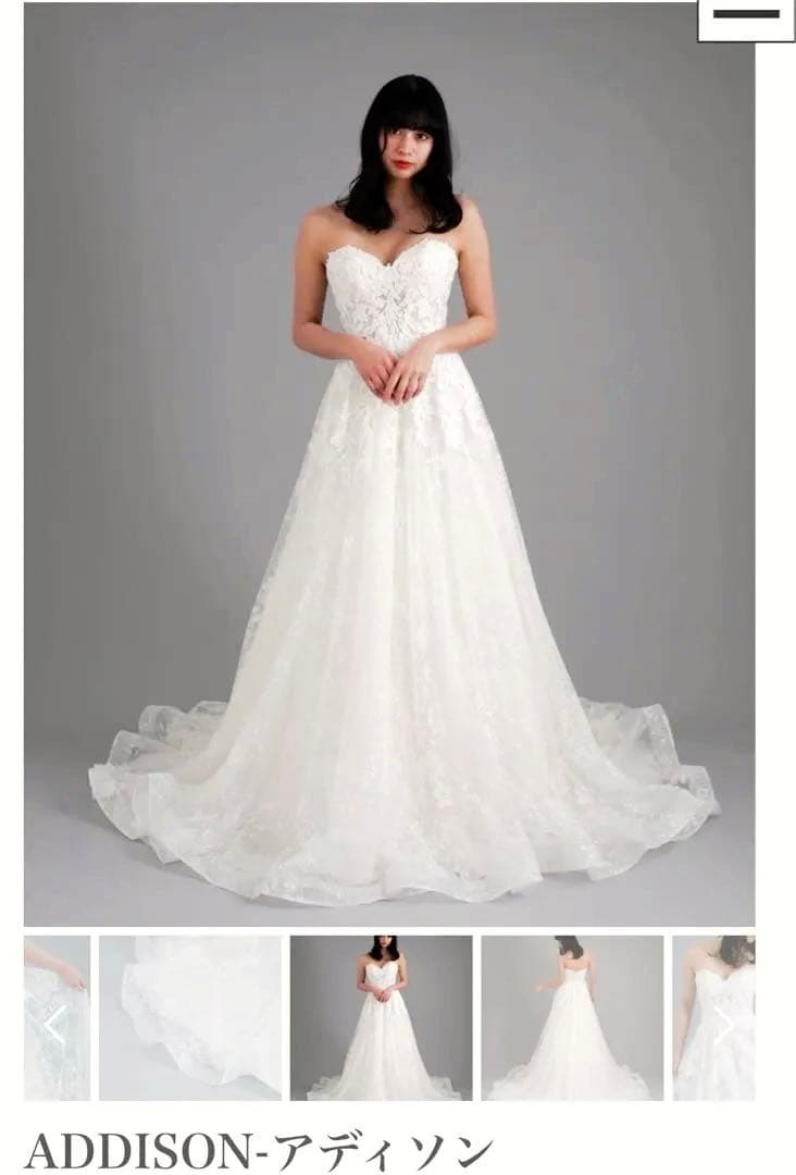 【あやこ】W MICHEL ADDISONウェディングドレス