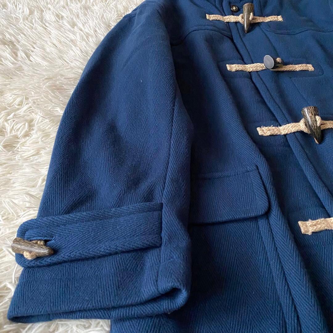 【極美品✨】Kent ヘリンボーン ダッフルコート ムーアブルック ブルー L