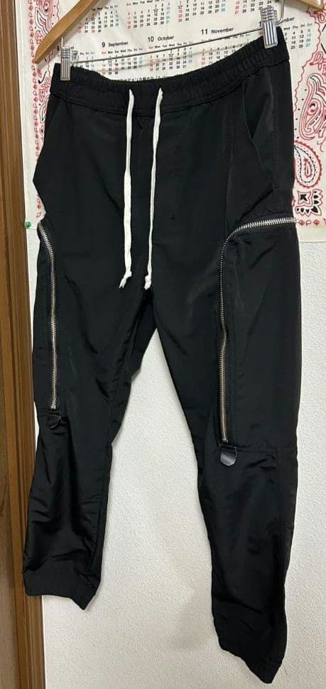 【即完売・絶版モデル】urkool　ユアクール　 ジッパー　サルエルパンツ 　黒