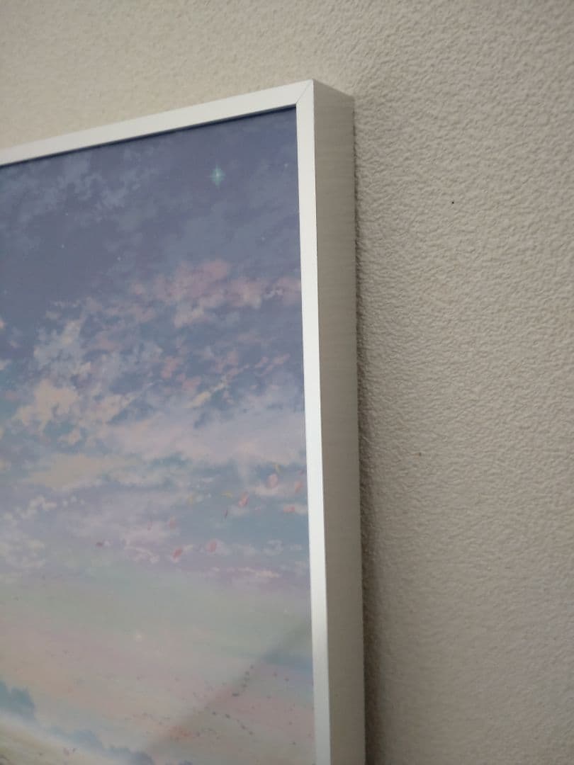 新海誠監督 すずめの戸締まり 直筆サイン入りポスター UVカットアクリル製額縁付